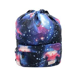 Miaozhuoer Galaxy Themed Polyester Drawstring Bag